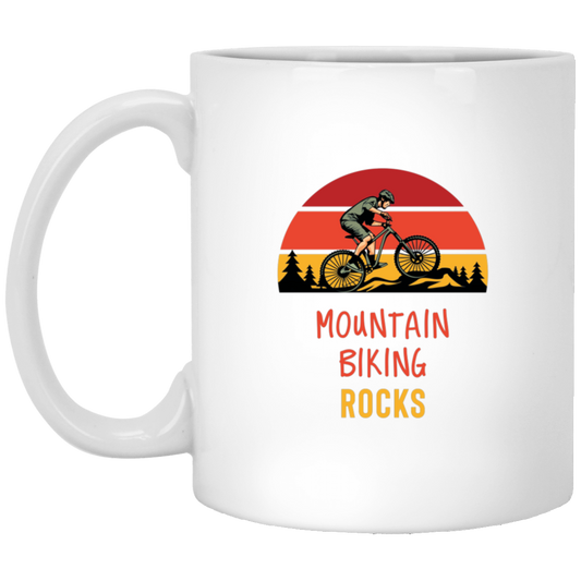 Mountain Biking Rocks Mug