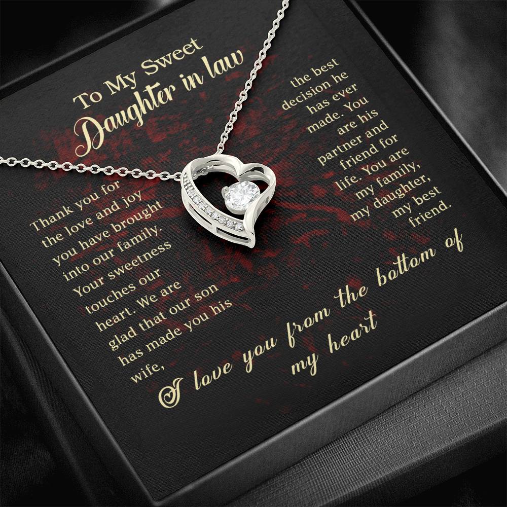 To My Sweet Daughter in Law