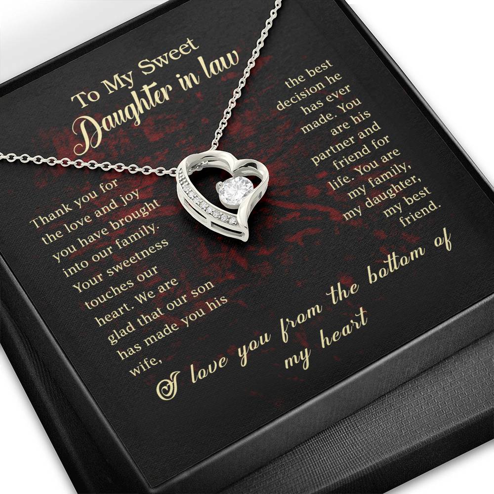 To My Sweet Daughter in Law