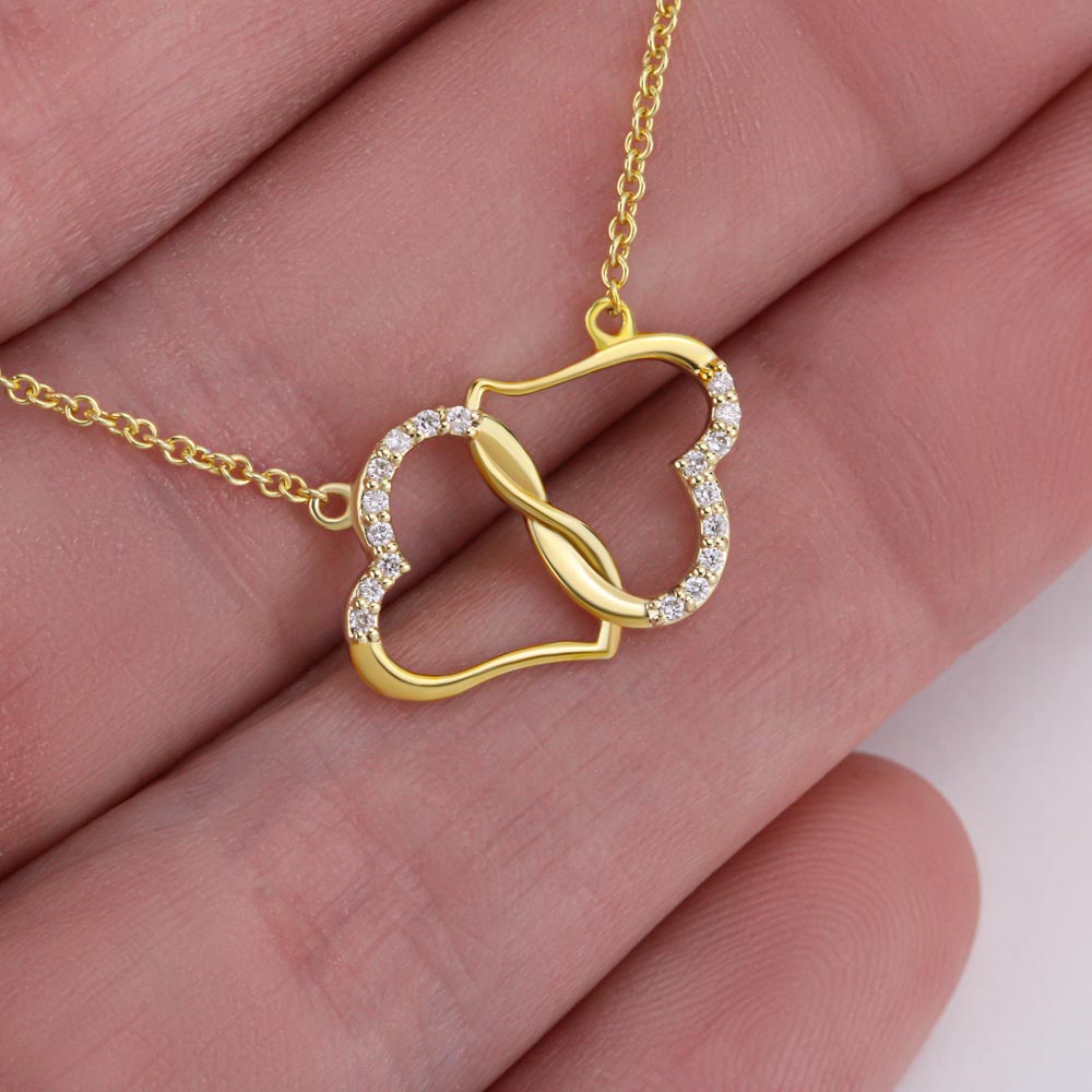 To My Great Aunt Everlasting Love Gold Necklace - Jewelry for Great Aunt - Gift for Great Aunt