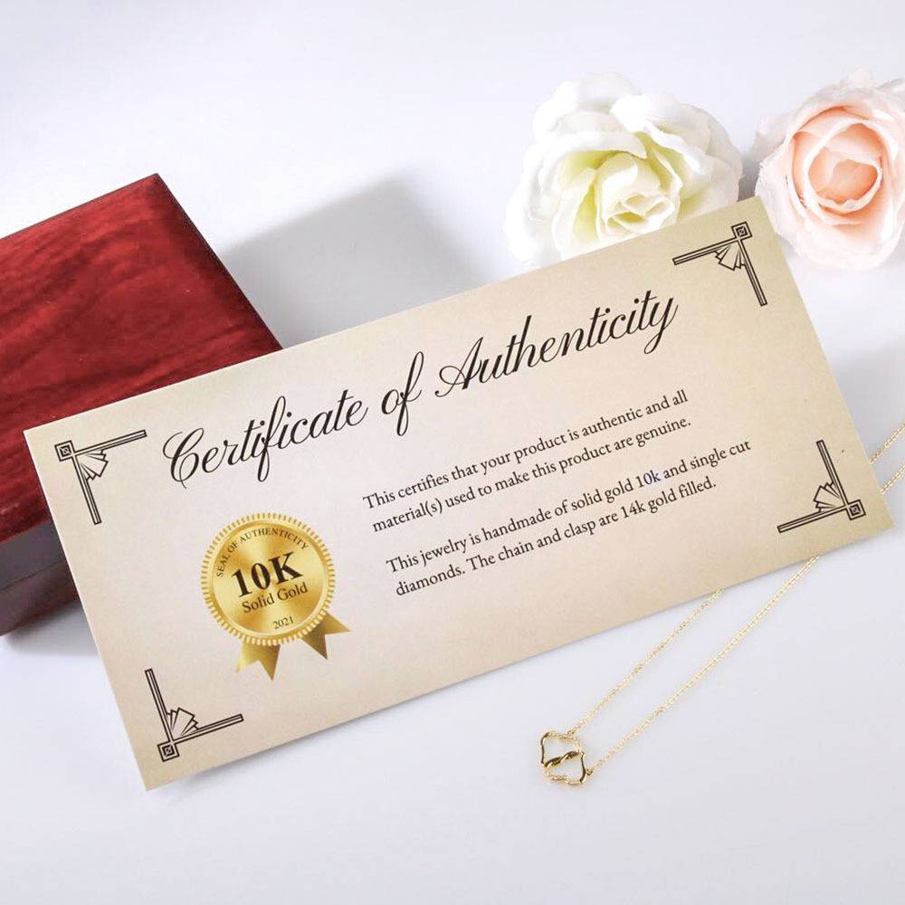To My Great Aunt 10K Gold Everlasting Love Necklace - Gift for Great Aunt - Necklace for Aunt