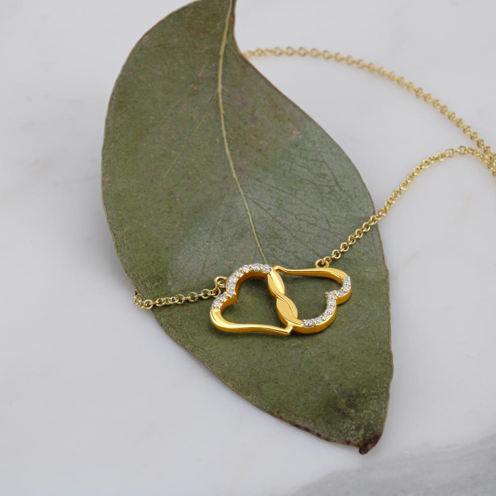 Merry Christmas to My Daughter - 10K Gold Forever Love Necklace - Christmas Gift for Daughter - Necklace for Daughter
