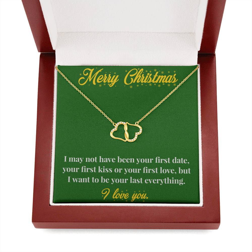 To My Wife 10 K Gold Everlasting Love Necklace - Sweetheart Necklace - Soulmate Necklace _ Wife Jewelry