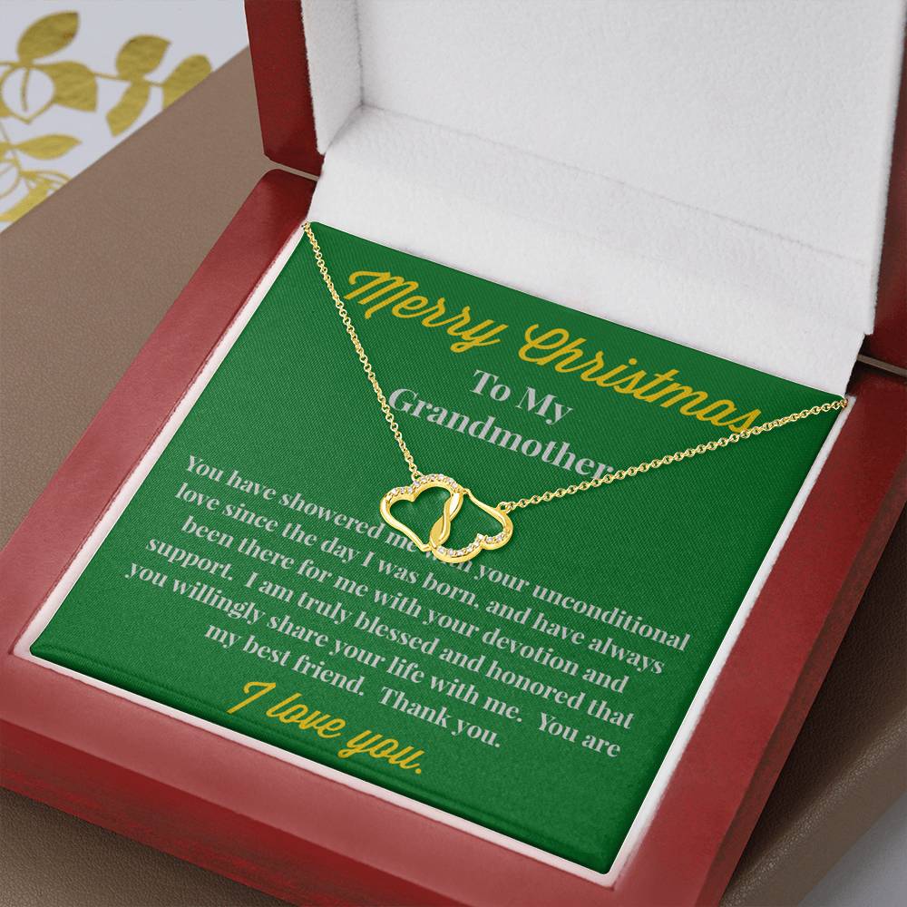 To My Grandmother 10K Everlasting Love Necklace - Gift for Grandmother - Necklace for Grandmother