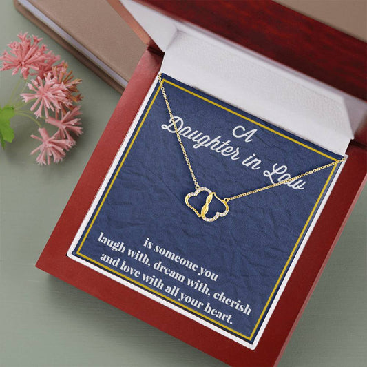 A Daughter In Law Everlasting Love Gold Necklace - Jewelry for Daughter In Law - Gift for Daughter