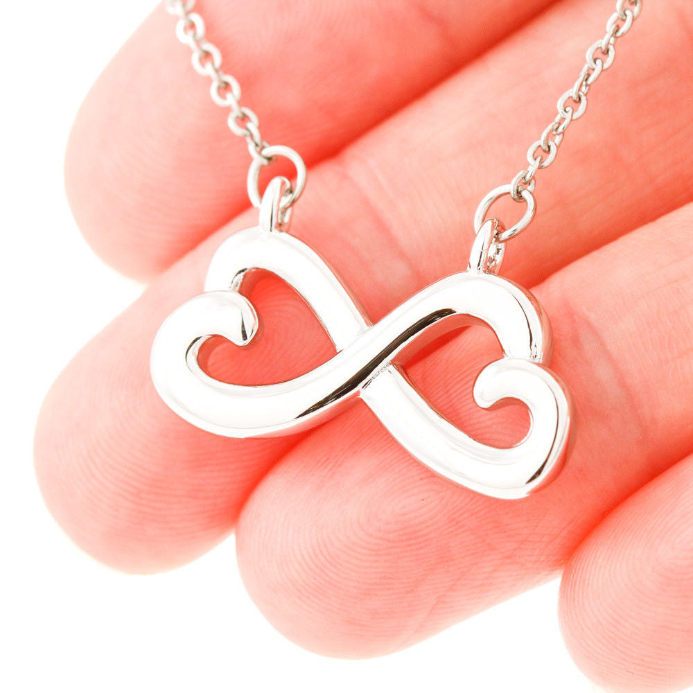 To My Big Sister Infinity Hearts Necklace