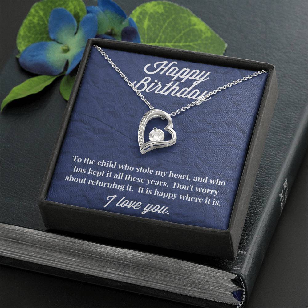 Happy Birthday Forever Love Necklace