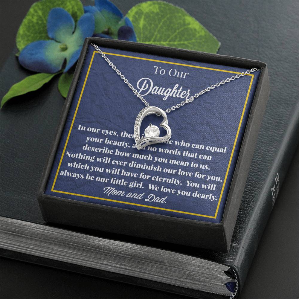 To Our Daughter Forever Love Necklace