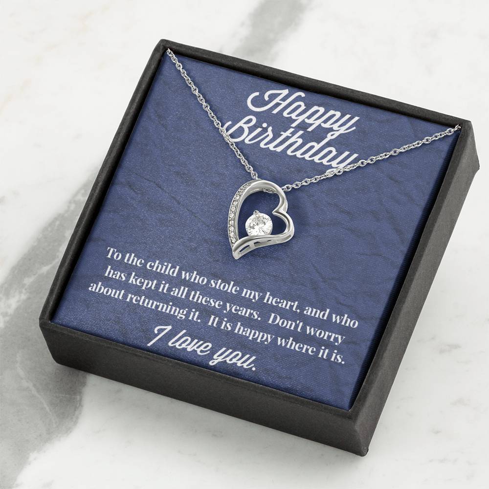 Happy Birthday Forever Love Necklace