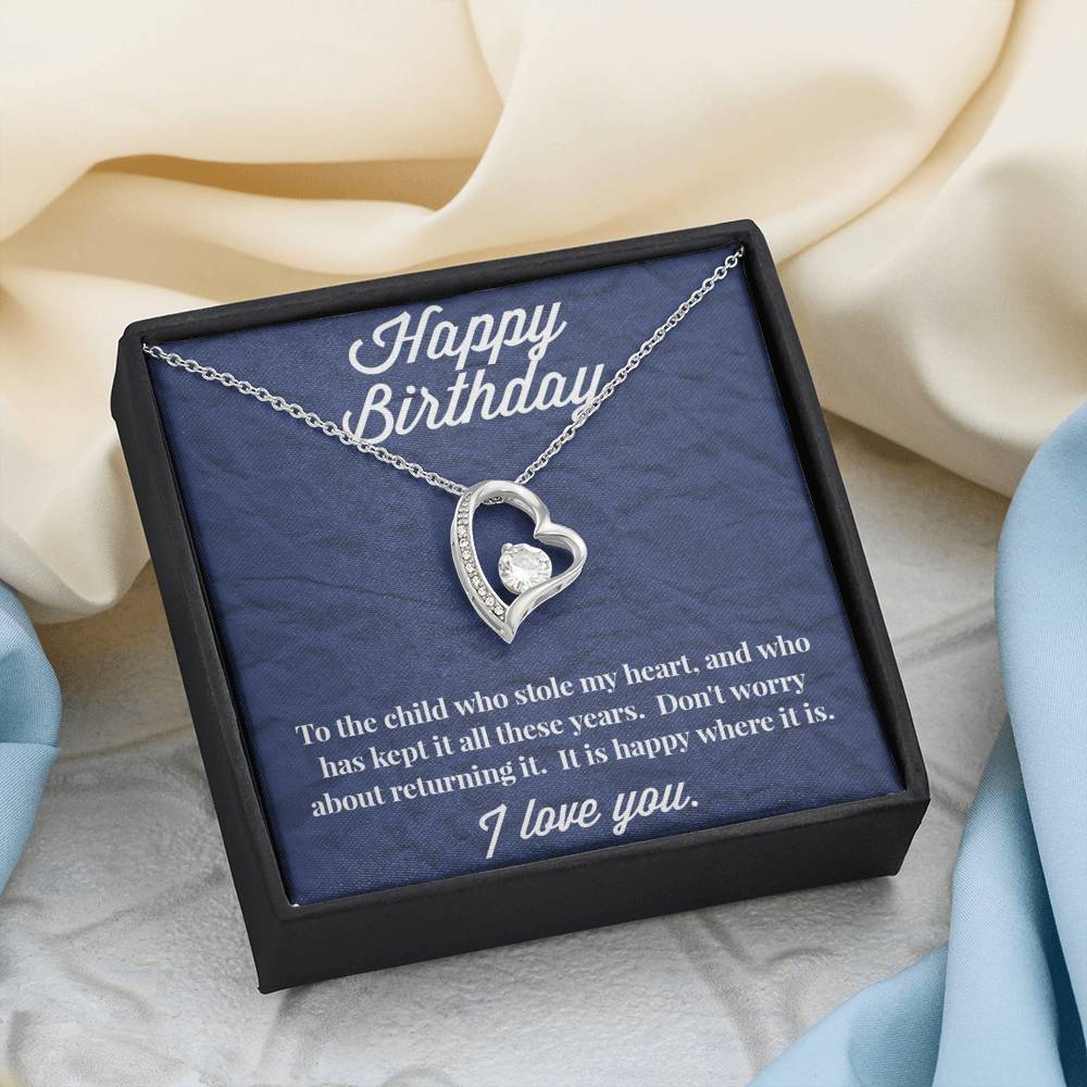 Happy Birthday Forever Love Necklace