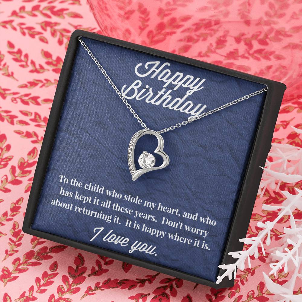Happy Birthday Forever Love Necklace