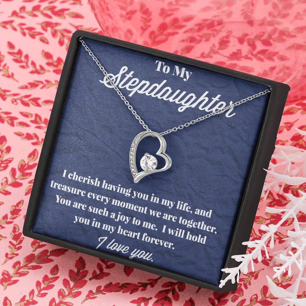 To My Stepdaughter Forever Love Necklace