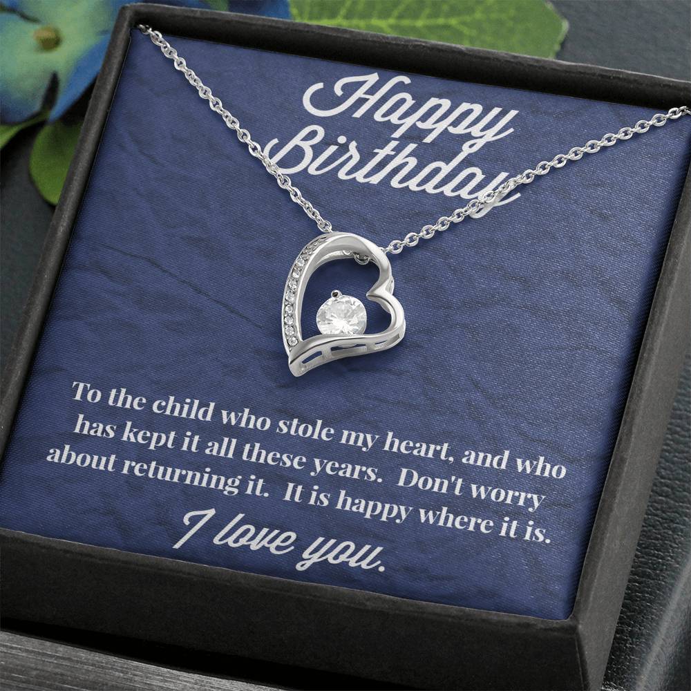 Happy Birthday Forever Love Necklace