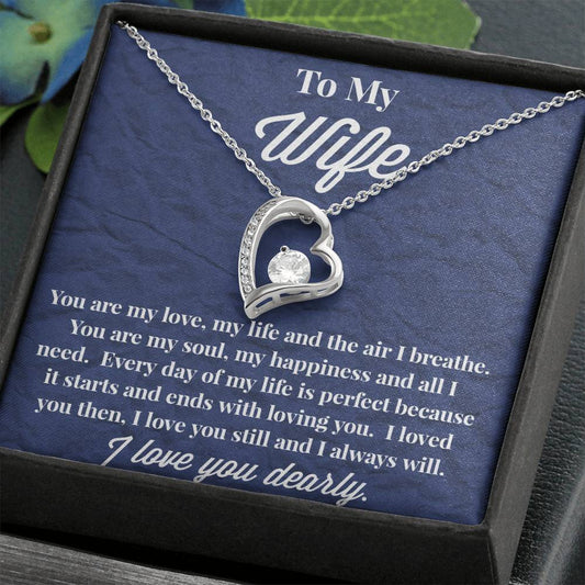 To My Wife Forever Love Necklace