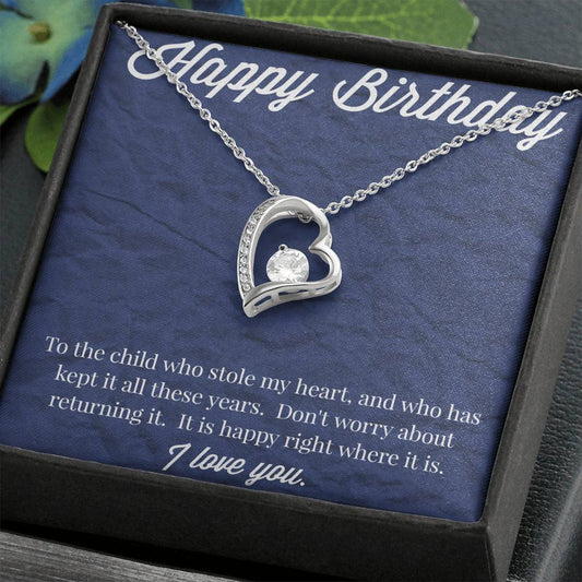 Happy Birthday Forever Love Necklace