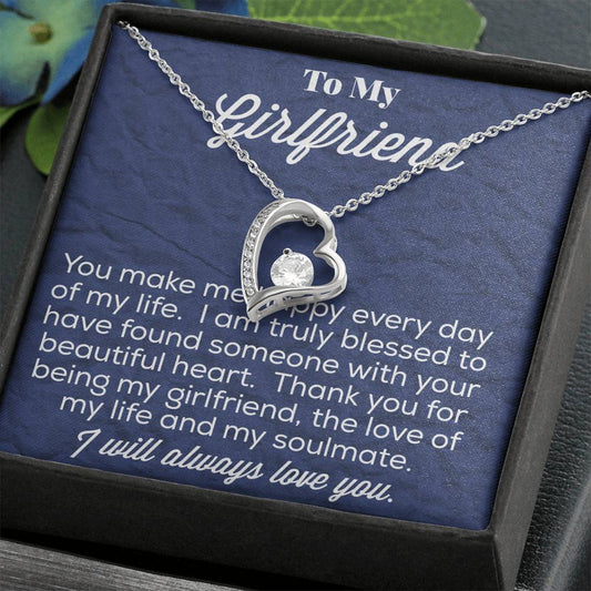 To My Girlfriend Forever Love Necklace