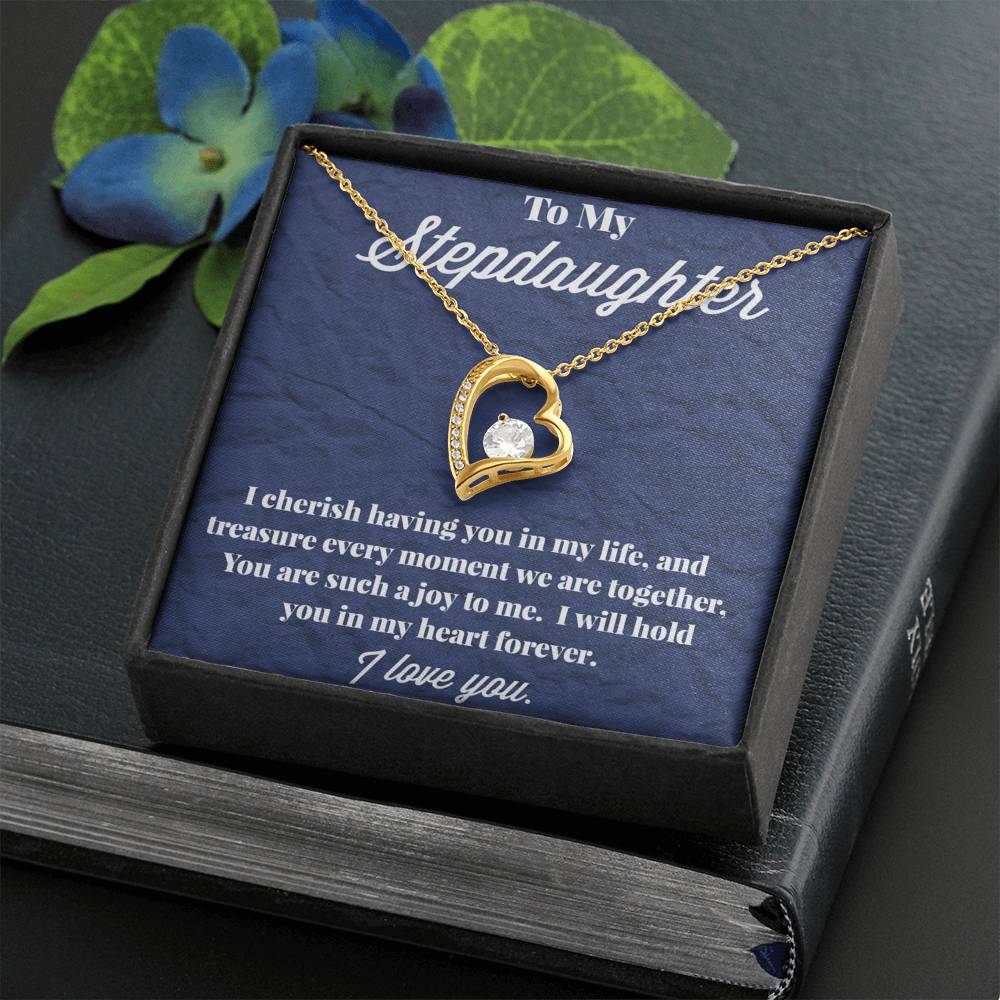 To My Stepdaughter Forever Love Necklace