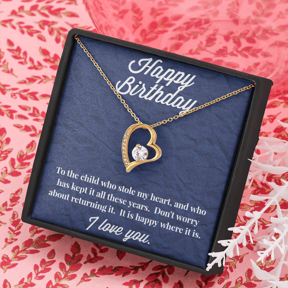 Happy Birthday Forever Love Necklace