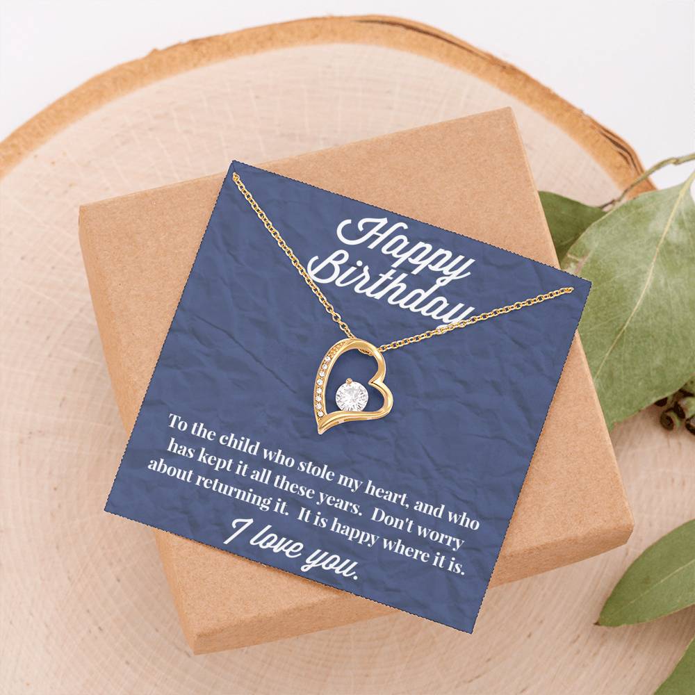 Happy Birthday Forever Love Necklace