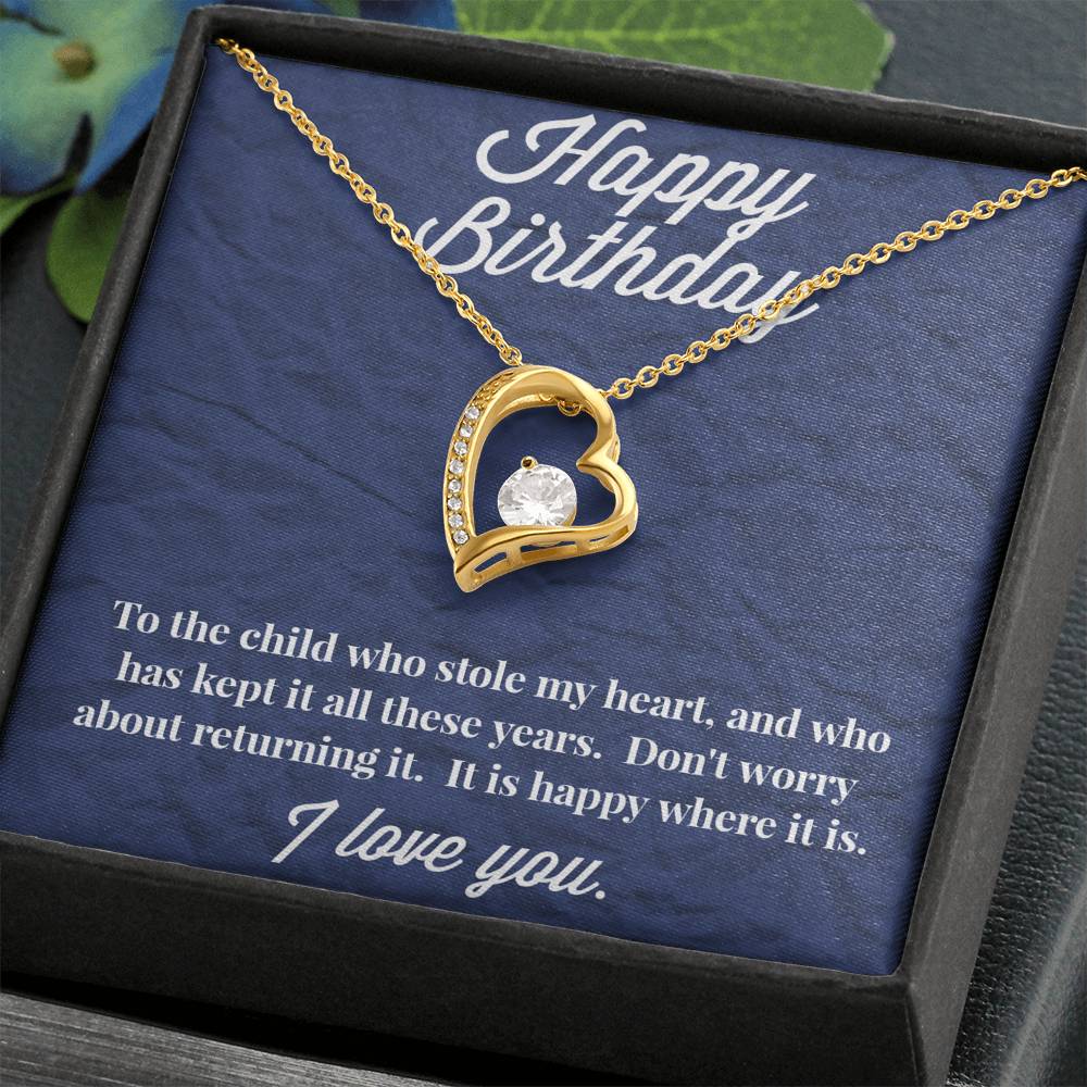 Happy Birthday Forever Love Necklace