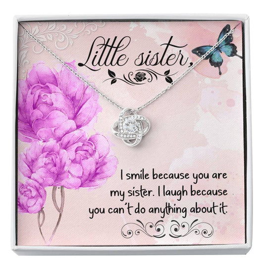 Gift for Sister Love Knot Necklace