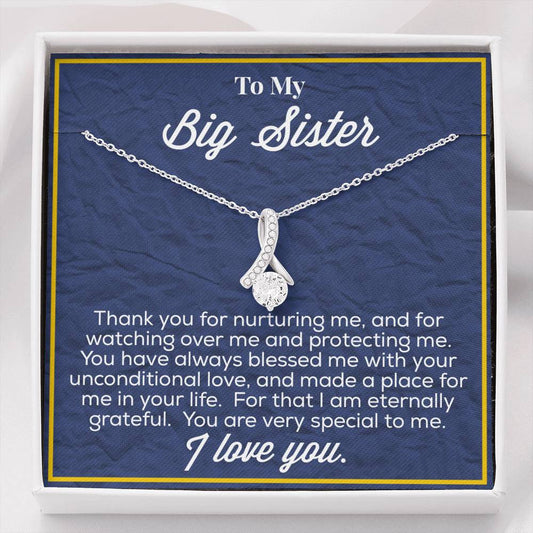 To My Big Sister Alluring Beauty Necklace