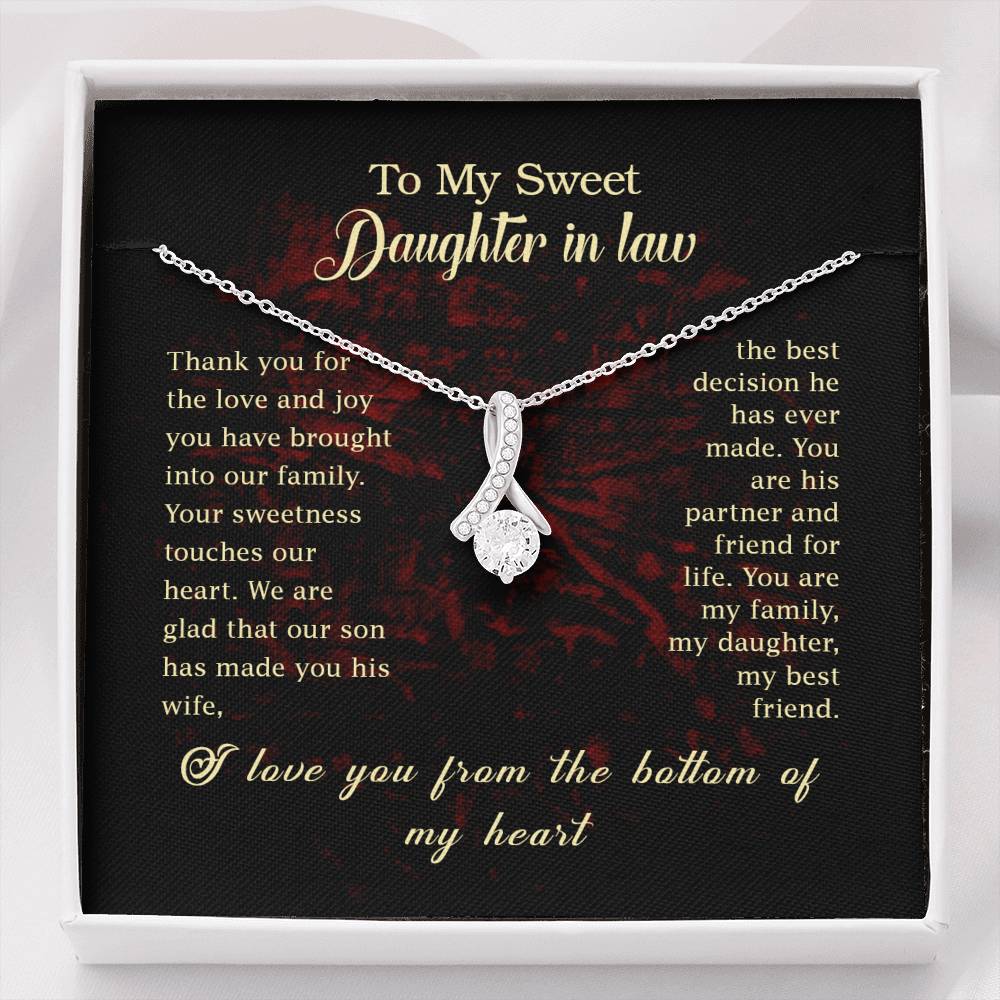 To My Sweet Daughter in Law