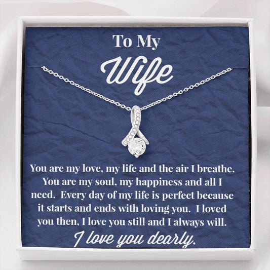 To My Wife Alluring Beauty Necklace