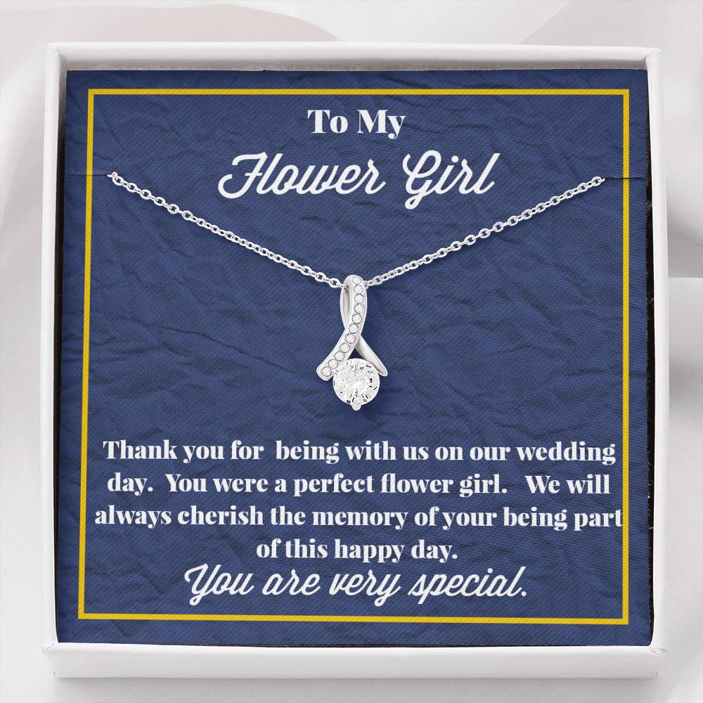 To My Flower Girl Alluring Beauty Necklace