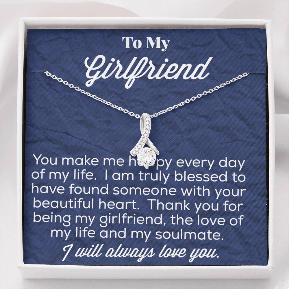 To My Girlfriend Alluring Beauty Necklace