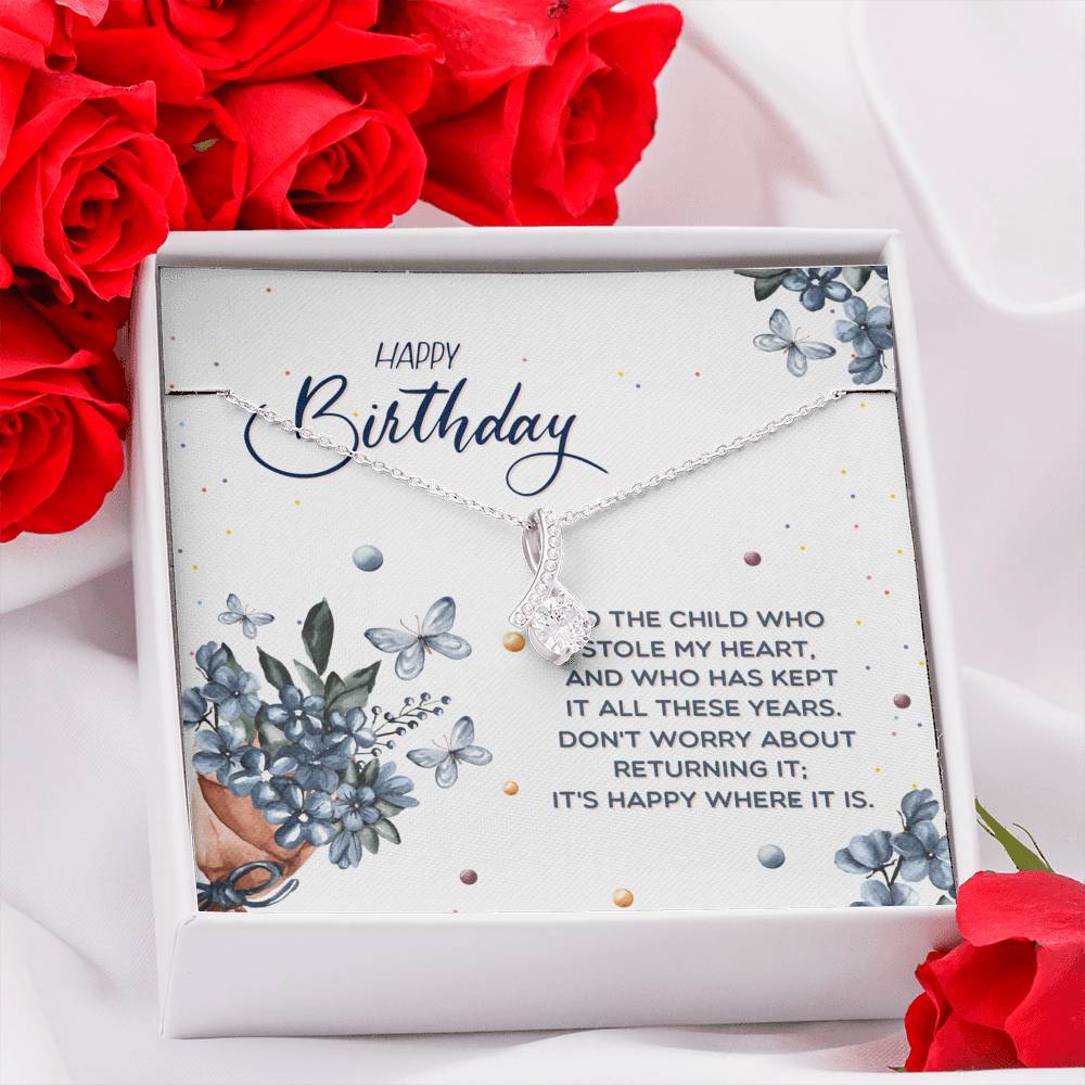 Happy Birthday Daughter Necklace - Alluring Beauty