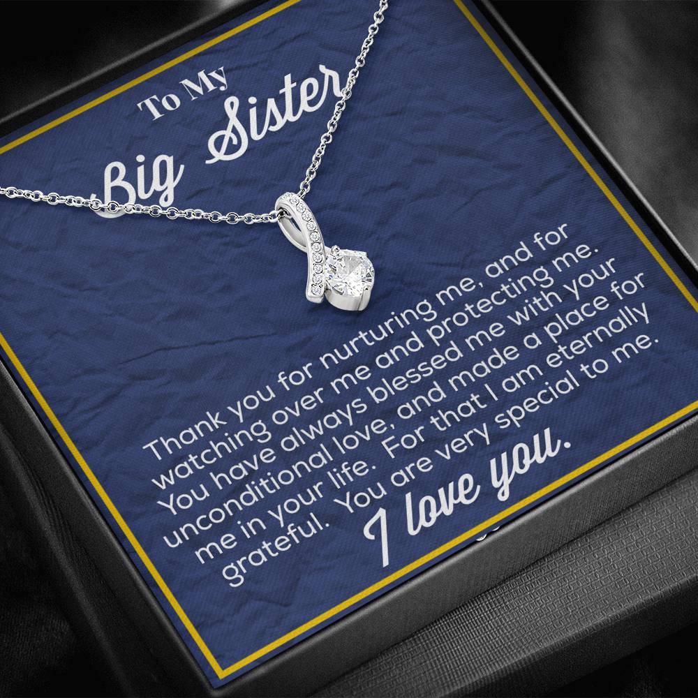 To My Big Sister Alluring Beauty Necklace