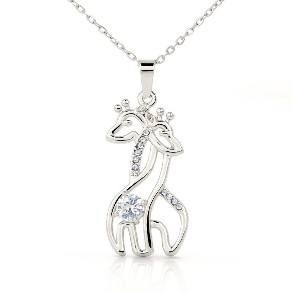 To My Great Grandmother Graceful Love Giraffe Necklace - Jewelry for Grandmother - Gift for Grandmother