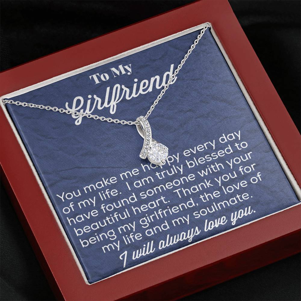 To My Girlfriend Alluring Beauty Necklace
