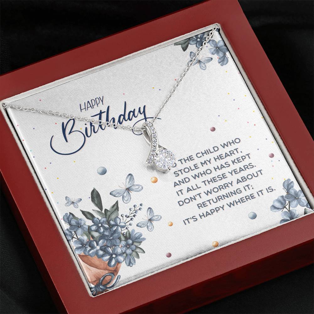 Happy Birthday Daughter Necklace - Alluring Beauty
