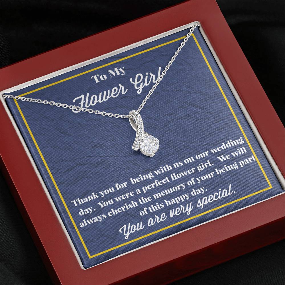 To My Flower Girl Alluring Beauty Necklace