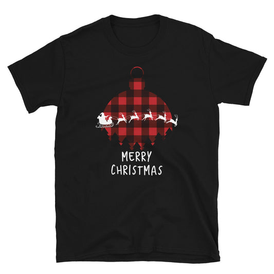 Merry Christmas Shirt - Buffalo Plaid T-Shirt