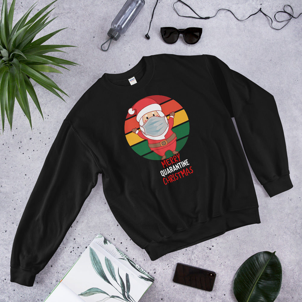 Merry Christmas Sweatshirt - Santa Quarantine Sweatshirt