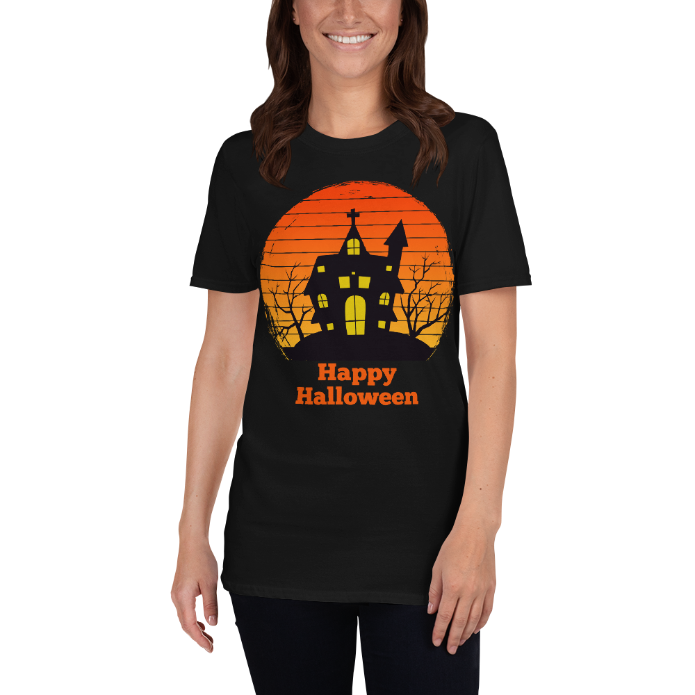 Happy Halloween Haunted House T-Shirt