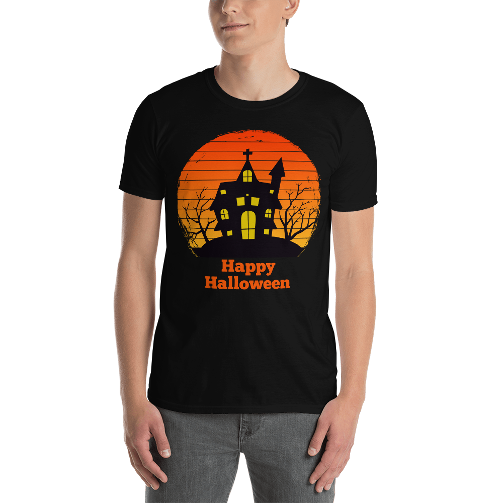 Happy Halloween Haunted House T-Shirt