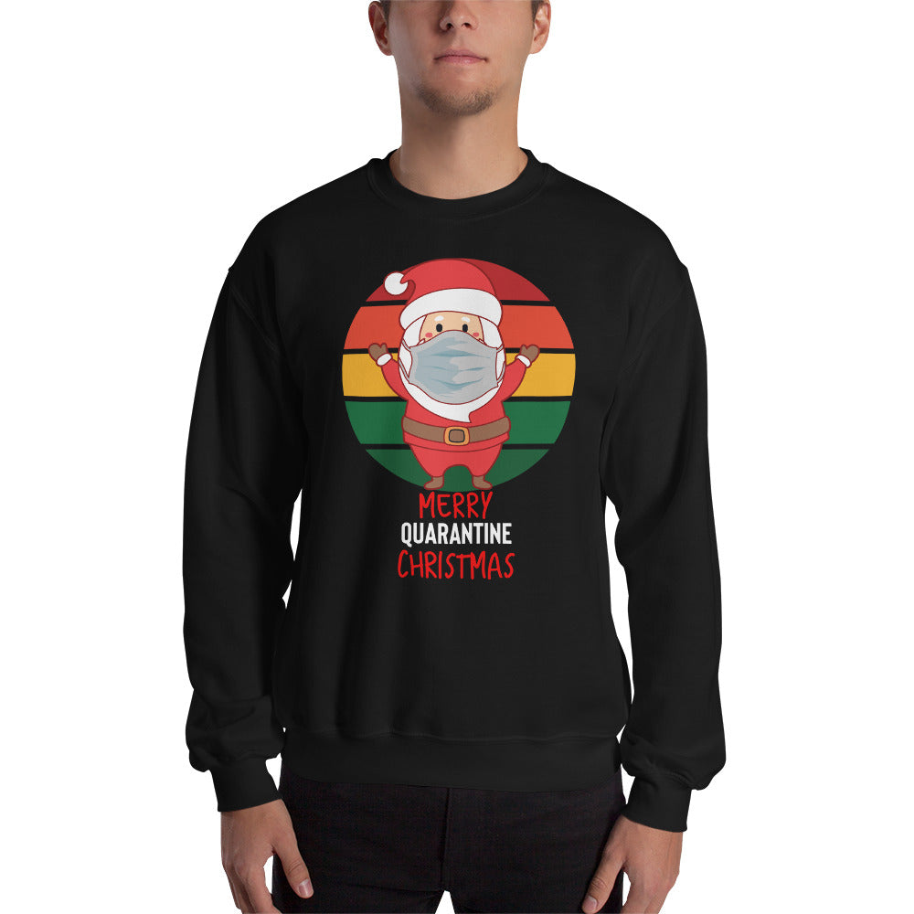 Merry Christmas Sweatshirt - Santa Quarantine Sweatshirt