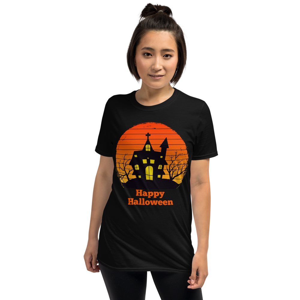 Happy Halloween Haunted House T-Shirt