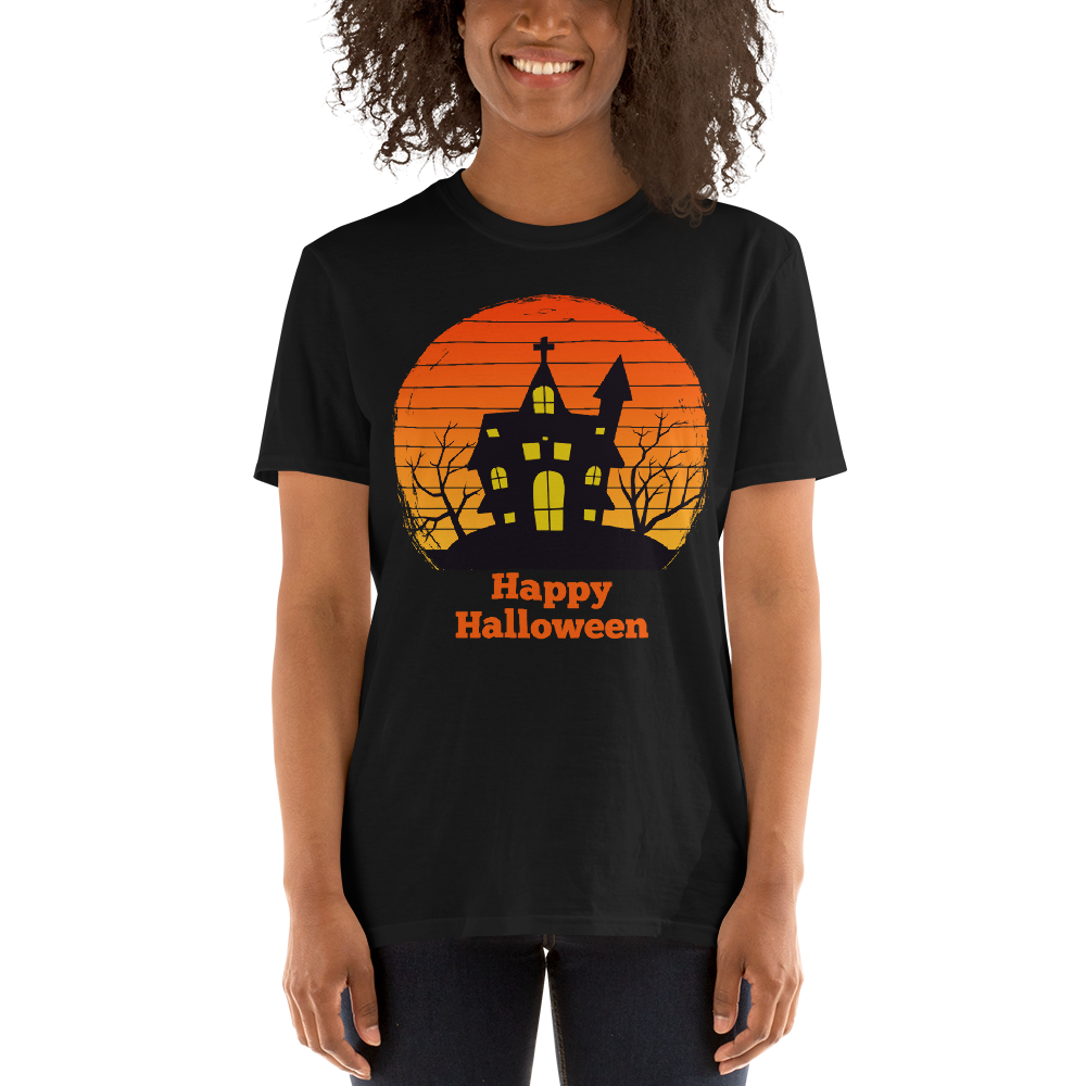 Happy Halloween Haunted House T-Shirt