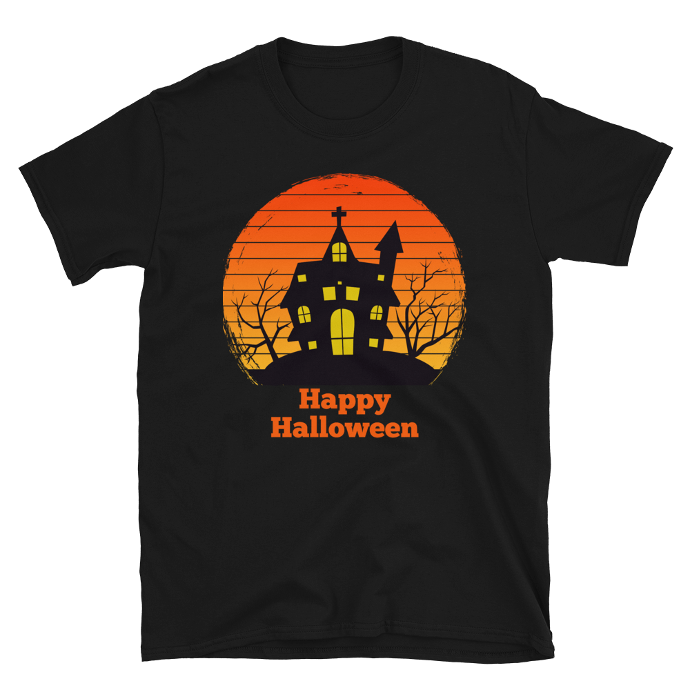 Happy Halloween Haunted House T-Shirt