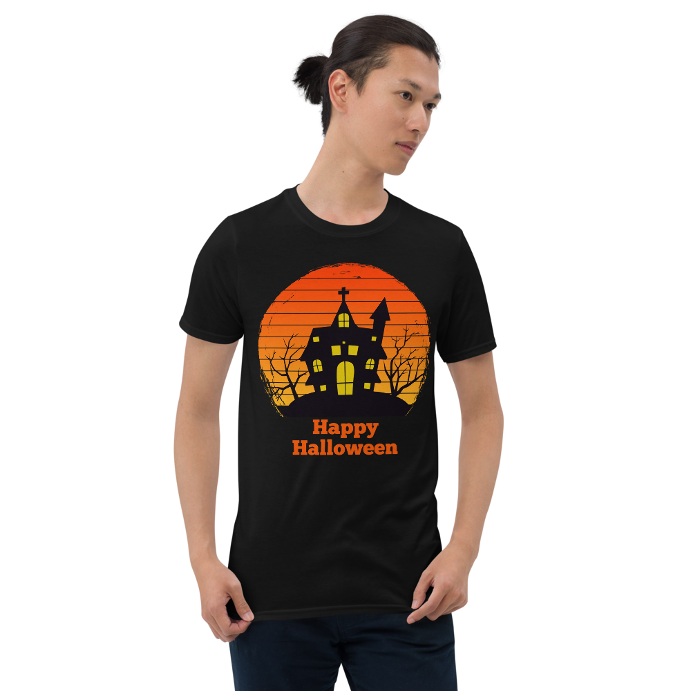 Happy Halloween Haunted House T-Shirt