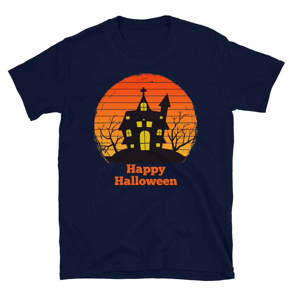 Happy Halloween Haunted House T-Shirt