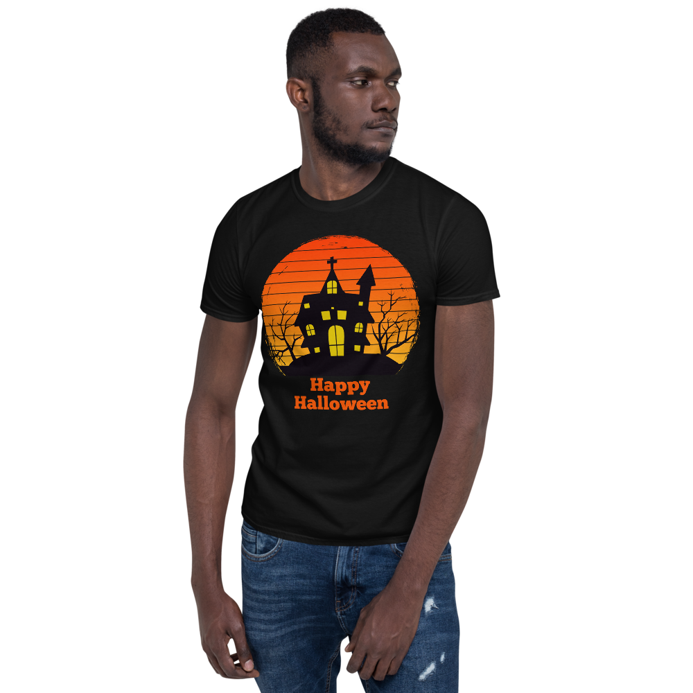 Happy Halloween Haunted House T-Shirt