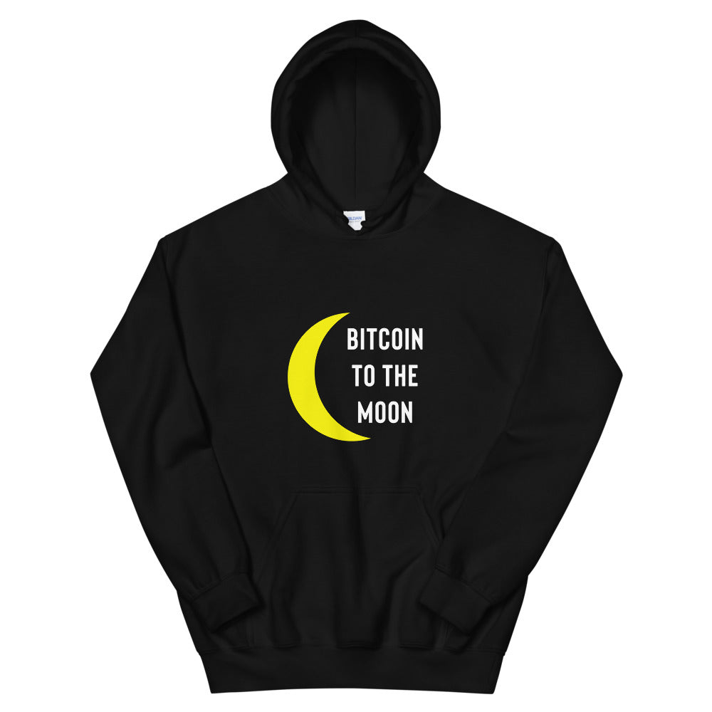 Bitcoin Heavy Blend Hoodie - Bitcoin To The Moon Hoodie - Bitcoin Shirt - Bitcoin Gifts